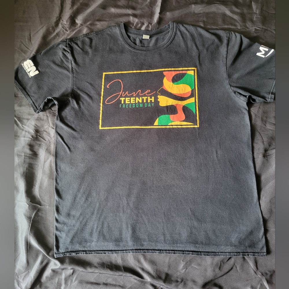 Amazon Employee Juneteenth Black T-Shirt Unisex Adults Size XL